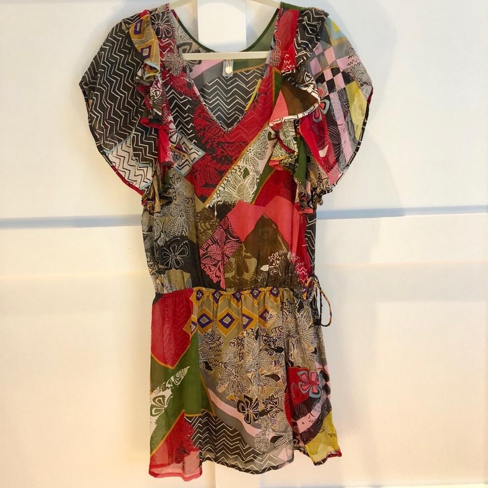 Anthropologie Coverup XS - EUC 100% Silk